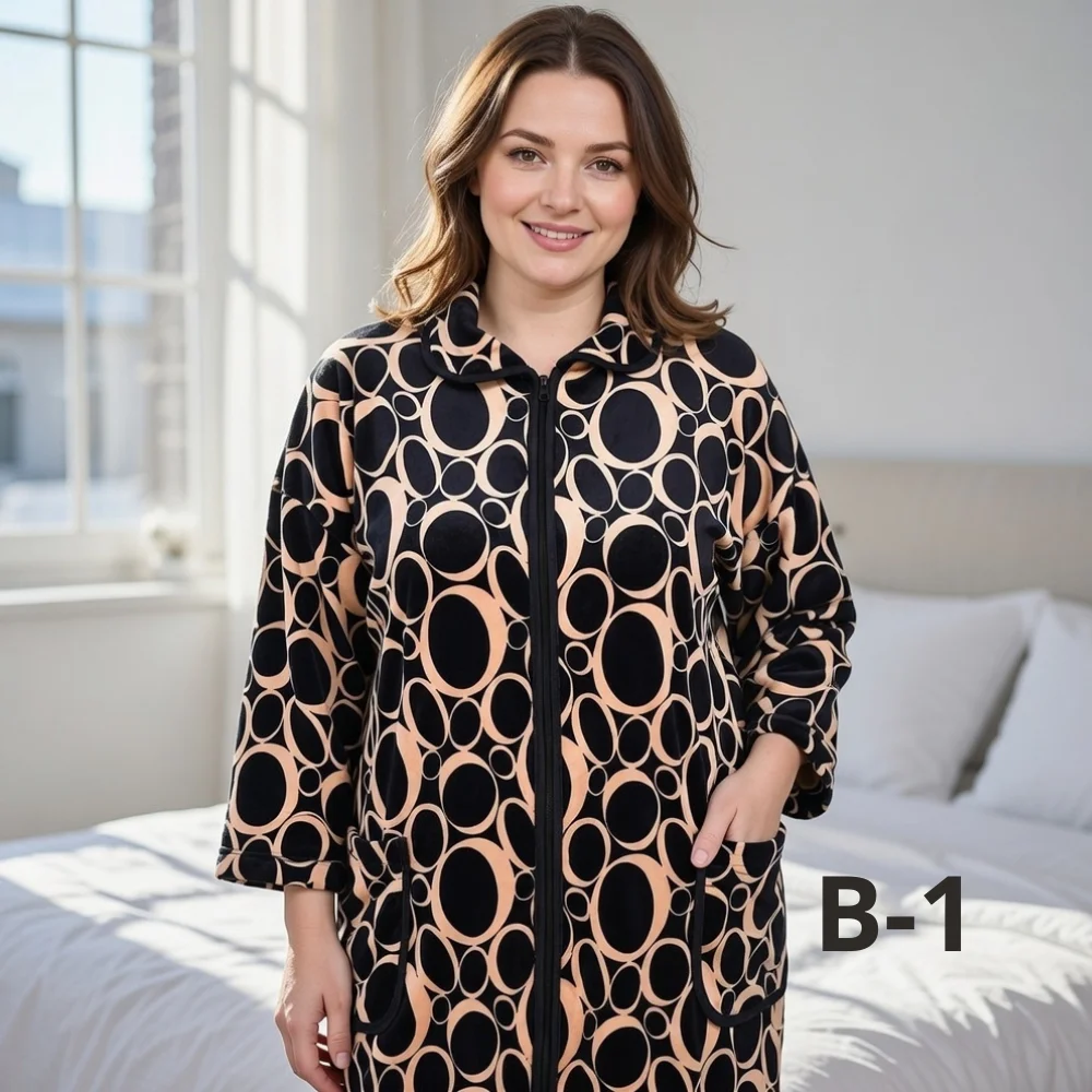 Жіночий халат зі Ñпорт велюру sport velour robe