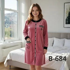 Жіночий халат з велюру Velour Kiss