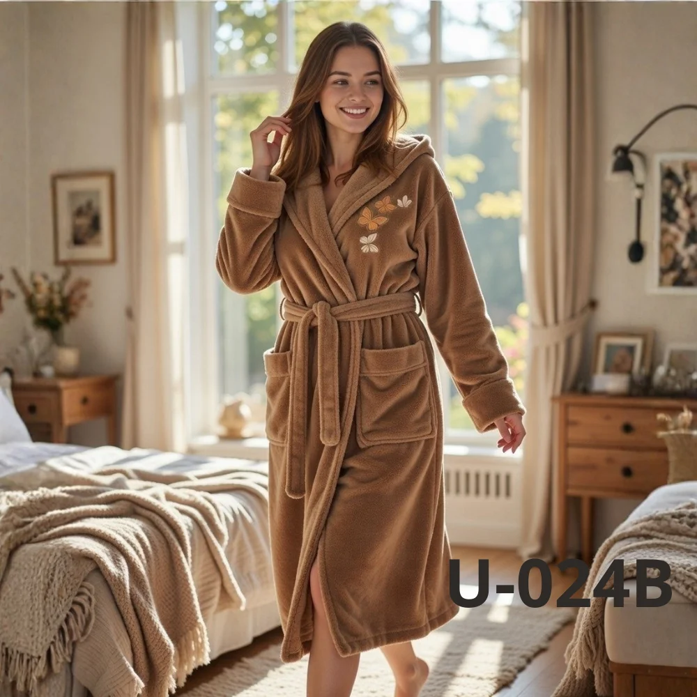 Жіночий махровий халат golden comfort