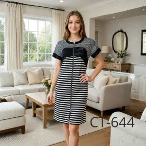 жіночій халат з віскози батал