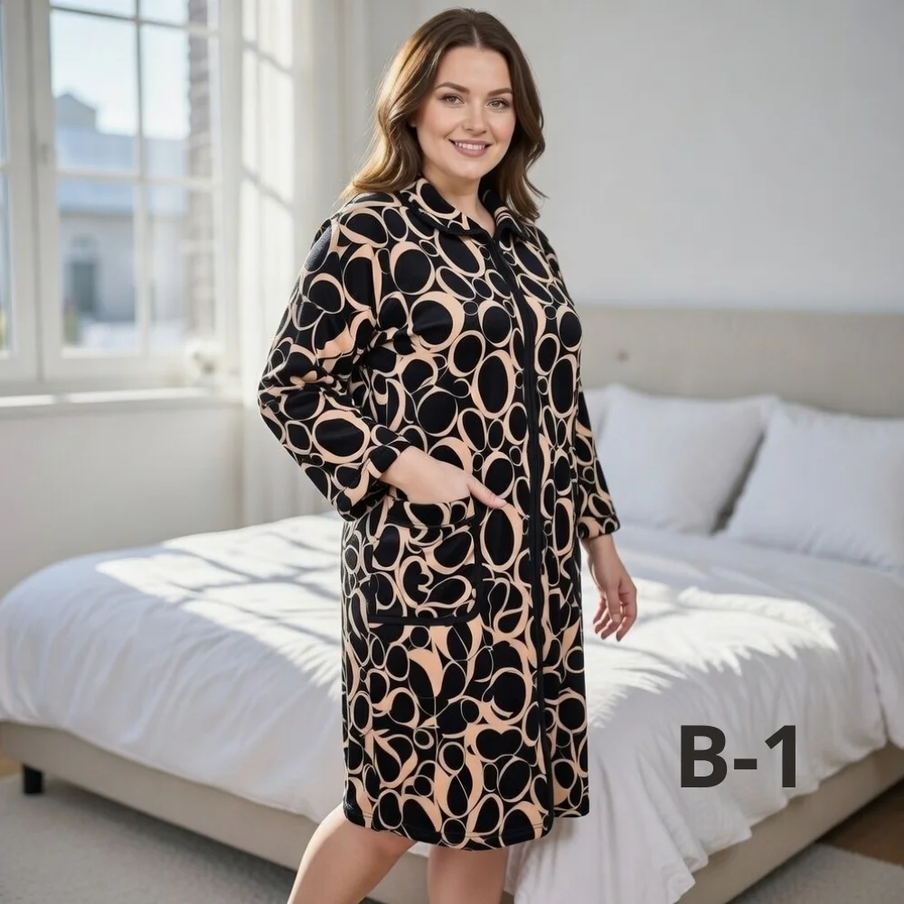 Жіночий халат зі Ñпорт велюру sport velour robe