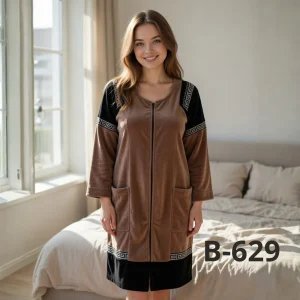 Ð–Ñ–Ð½Ð¾Ñ‡Ð¸Ð¹ Ð²ÐµÐ»ÑŽÑ€Ð¾Ð²Ð¸Ð¹ Ñ…Ð°Ð»Ð°Ñ‚ soft glow