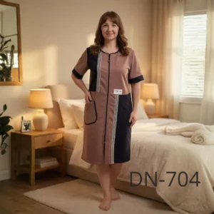 жіноча сукня халат з двунитки на блискавці