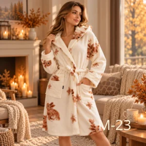 Жіночий халат з махри Bunny Cozy XL–3XL | Stass Moda